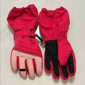 Kids pink Winter Gloves